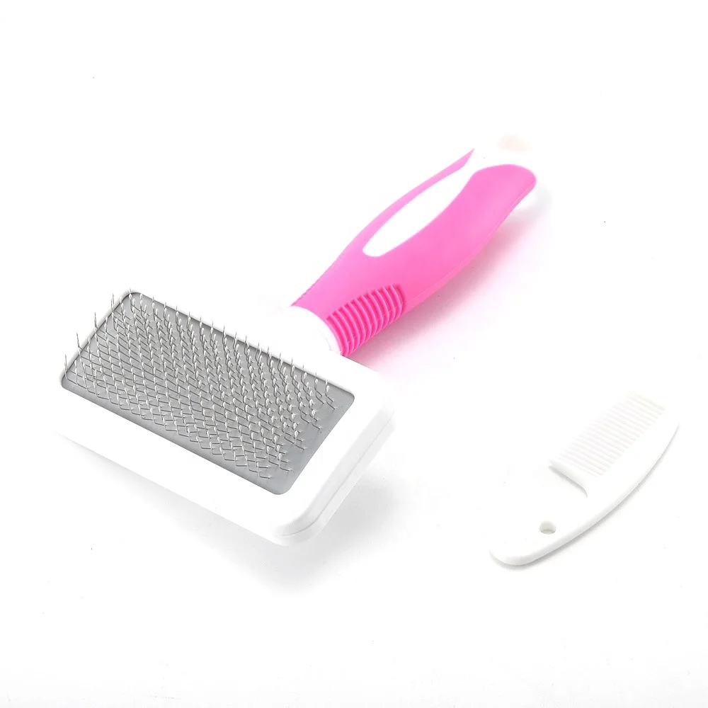 

Pink Pet Comb High Quality Pet Brush Hot Sales Dog Grooming Brush