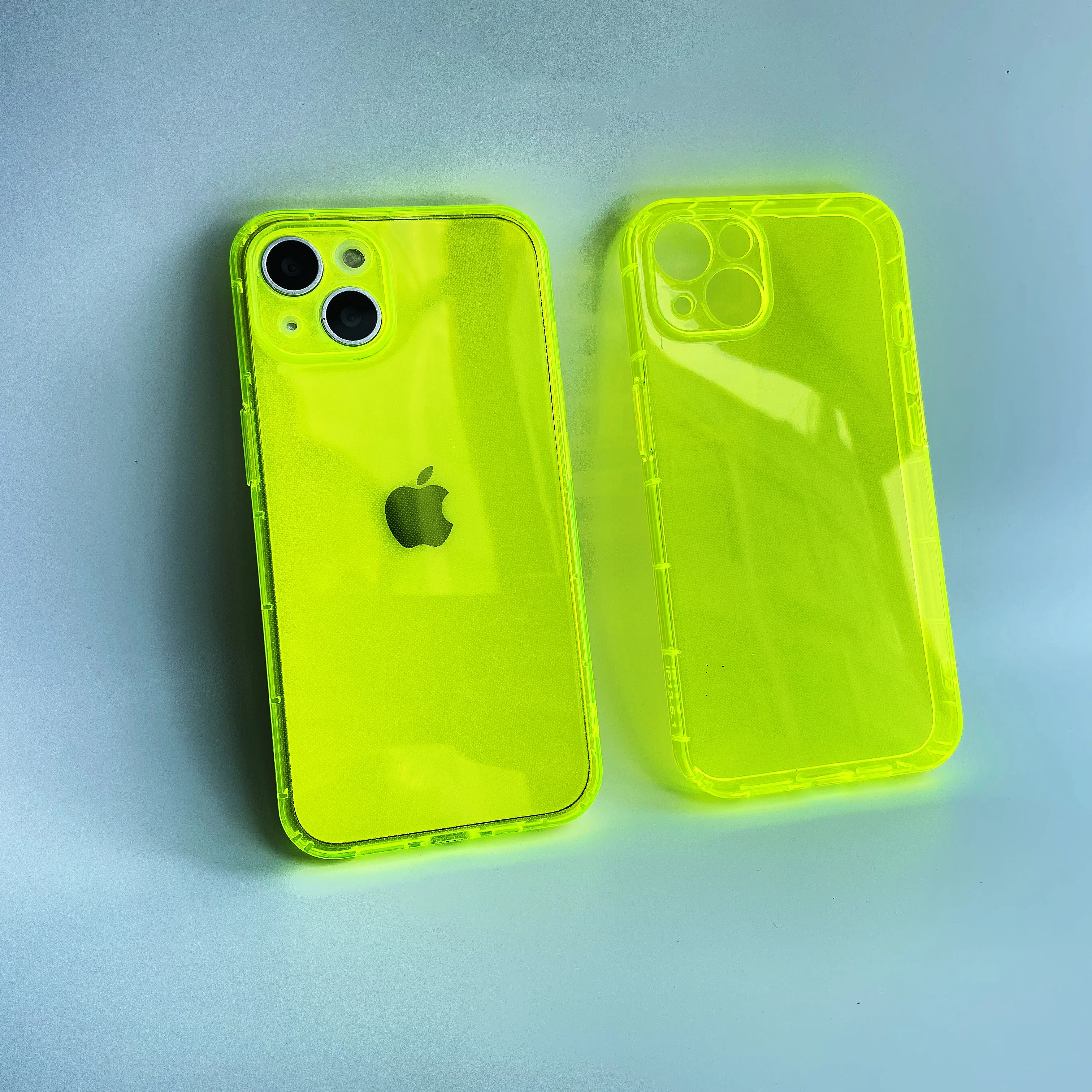 

For Iphone 12 Neon Case,Custom Logo Shock Proof Durable TPU Fluorescent Neon Phone Case For Iphone 11 12 Pro Max Fundas, 6 colors