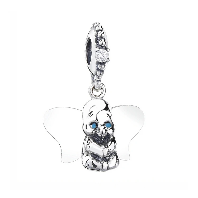 

High quality silver charms 925 sterling silver elephant bracelet charm