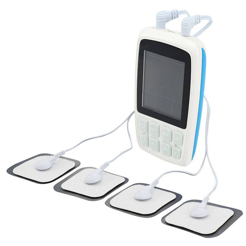 

510k ems tens unit digital therapy machine for back massage, 24 Modes Electronic Pulse Massager for Pain Relief Therapy with 10, Customized