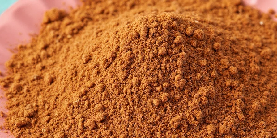Side-by-side comparison of gumbo powder, paprika, and Cajun seasoning