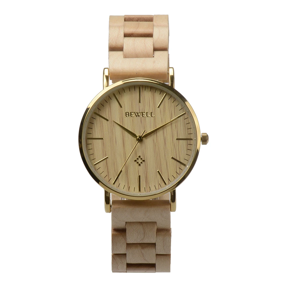 

Natural Maple Wood Latest Design Simple Watch Men Custom Wood Watches