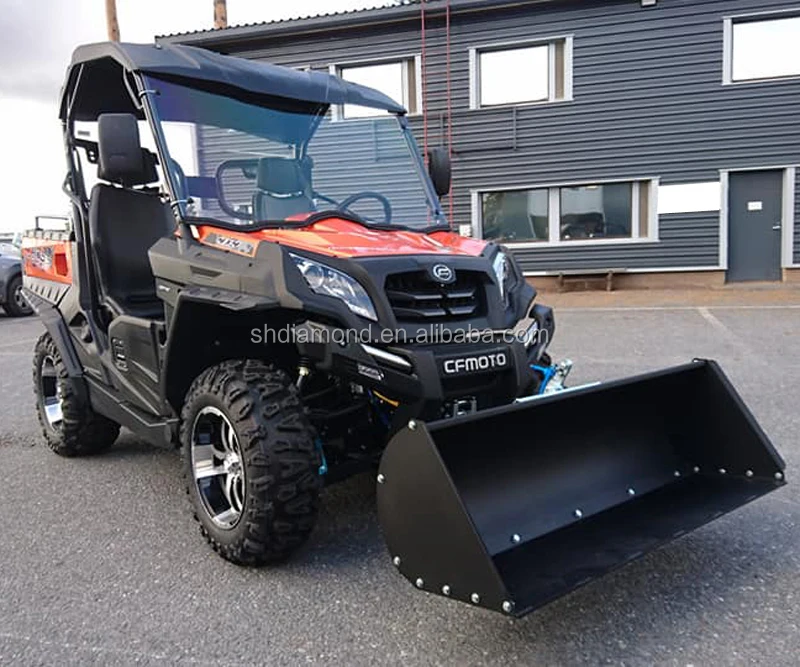 1500m Hydraulic Tilt Atv Snow Plow Bucket/1280mm Quad Bikecarrying