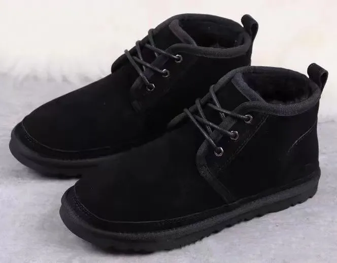 

OEM Lace-up style boots for women 100% wool from Australia outdoor boots for women warm in winter soft and comfortable