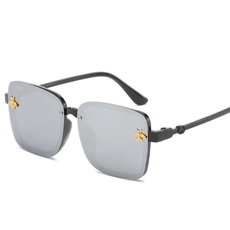 

RENNES [RTS] New cheap PC children's big frame small bee sunglasses square fashion kids sun glasses, Choose