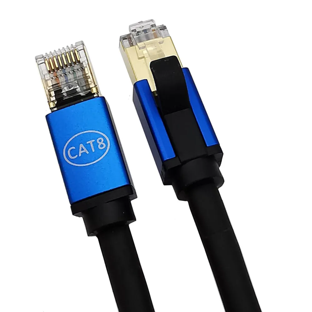 

Cat8 Ethernet Cable STP 40Gbps Super Speed Cat 8 RJ45 26AWG LAN Network Cable Patch Cord for Router Modem Switch PC