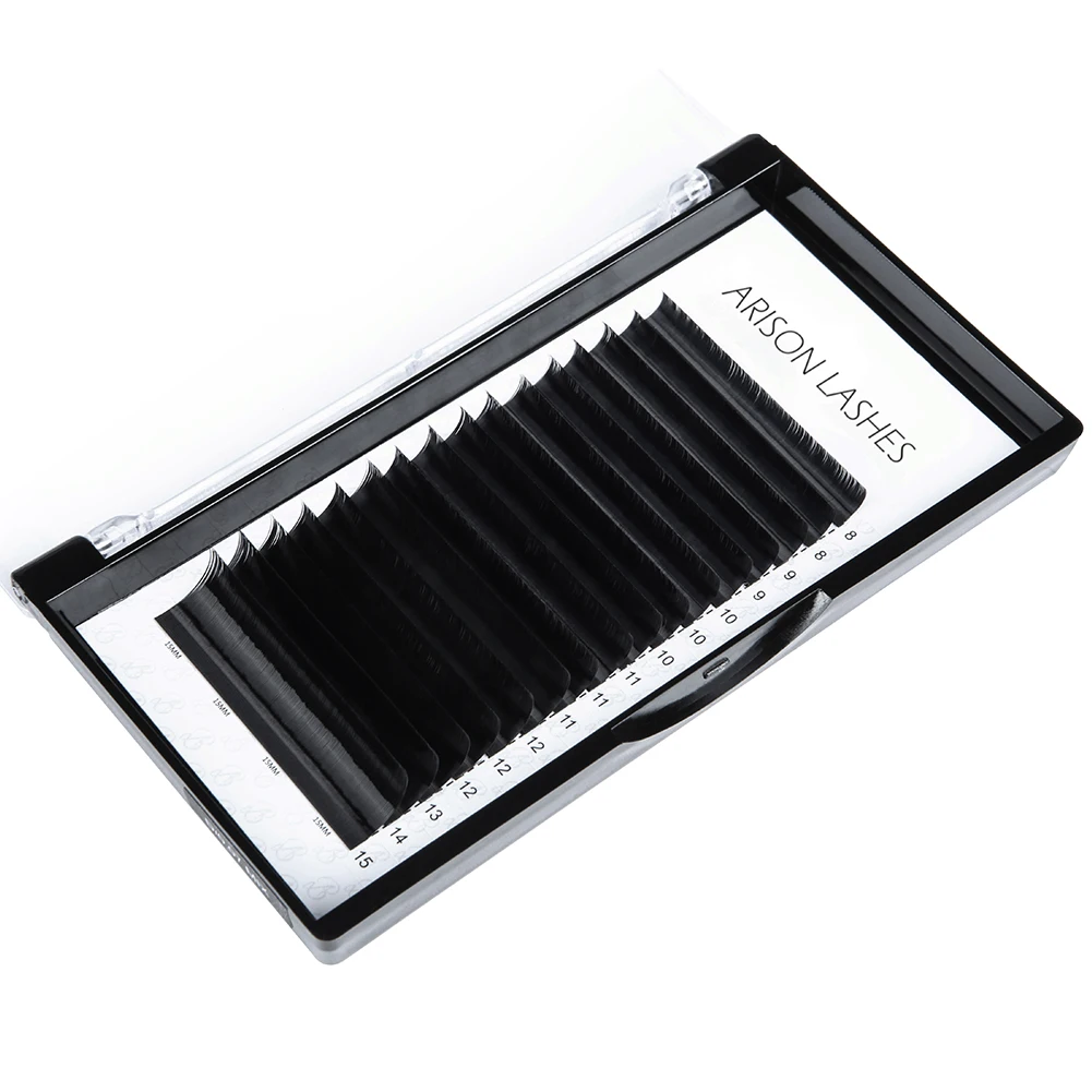 
Arison lashes korean pbt eyelash extensions oem mink eyelash extension 