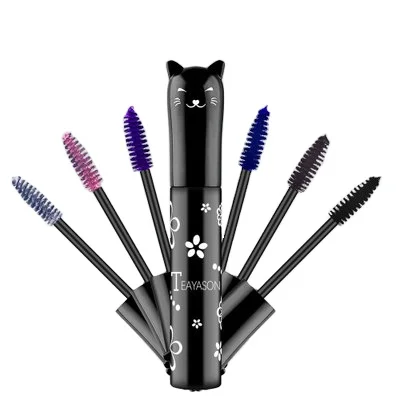 

Natural Eye Makeup Color Mascara Waterproof Fast Dry Long Lasting Mascara Cream, 6 colors