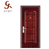 Outdoor Simple Powder Coating Surface Steel Door Security Design
