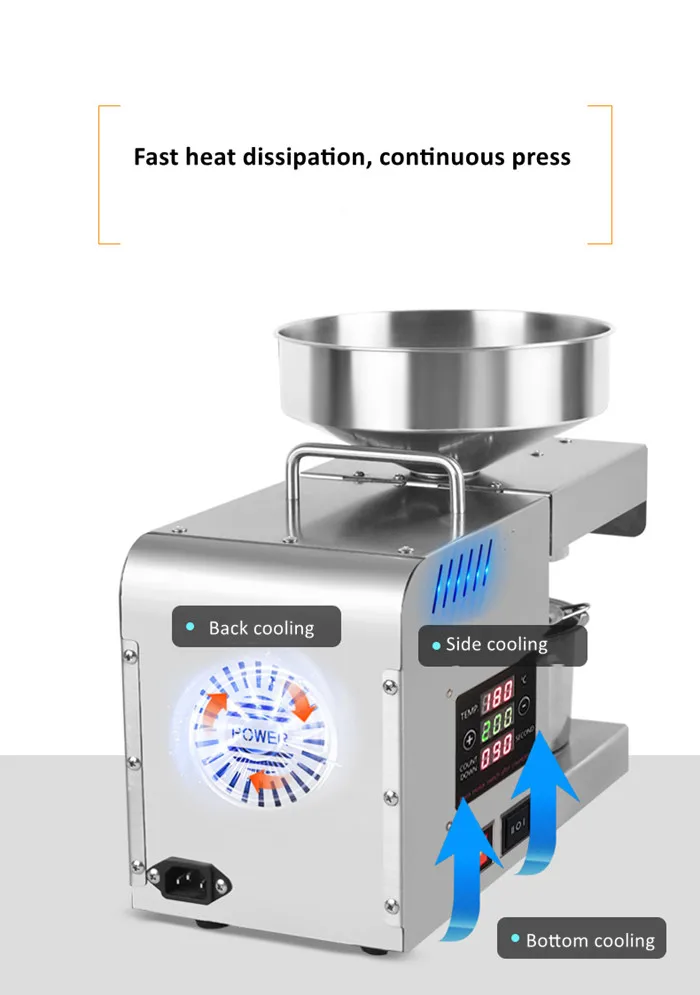 610W Mini oil press machine sesame oil making machine
