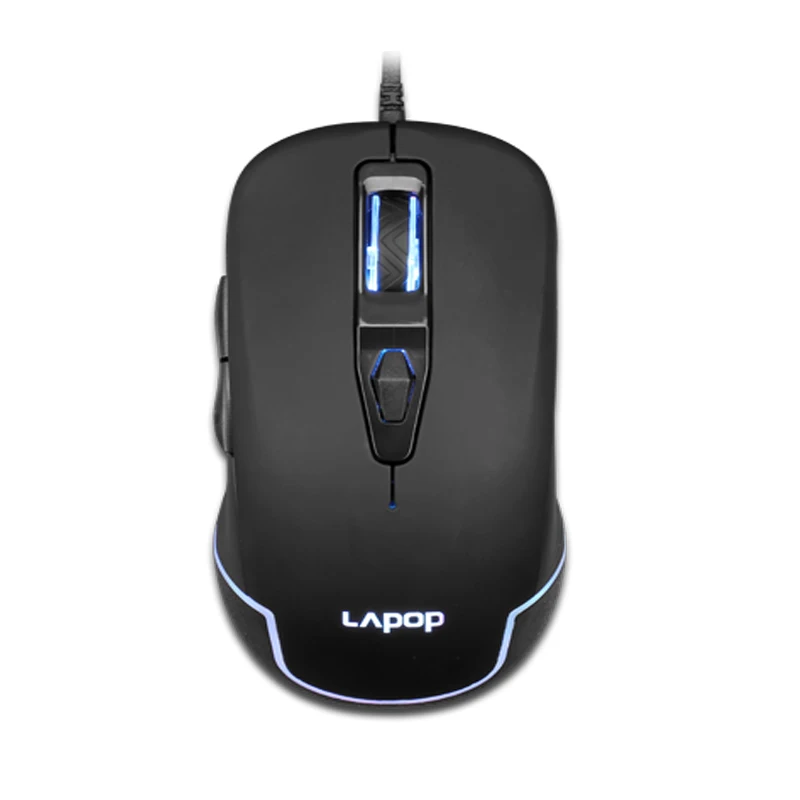 

Professional Seven Color Breathing Light Dedicated Internet Cafe Chip Durable Mouse LAPOP WM70 For Gaming Mouse, Black