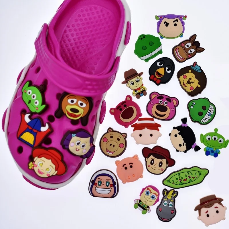 

Cartoon PVC Clog Shoe Charms and DIY shoe decorations/shoelace charms
