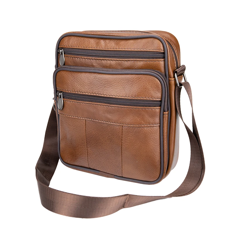 

cowhide genuine leather cheap bolso cruzado cuero para hombres