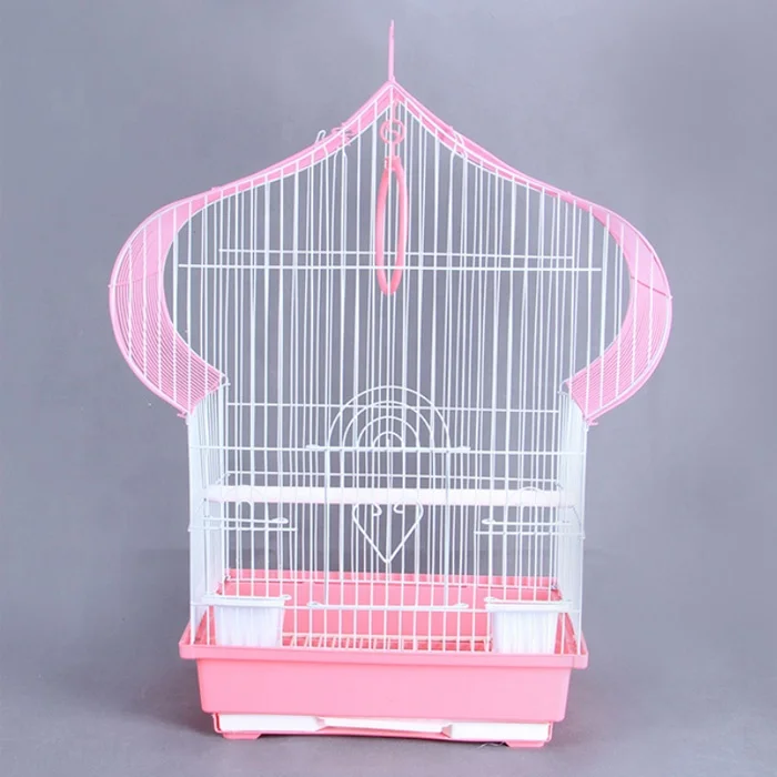 

AISN Small Bird Cage House for Pet Parrot Cages, Blue/red/green