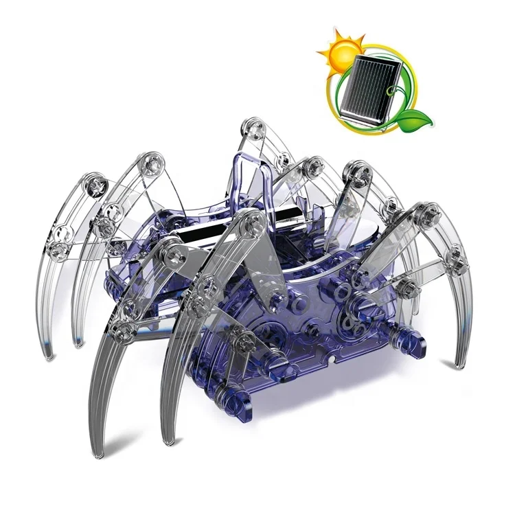 

Kids educational toys STEM science kit DIY Solar robot toy spider early education experiment game