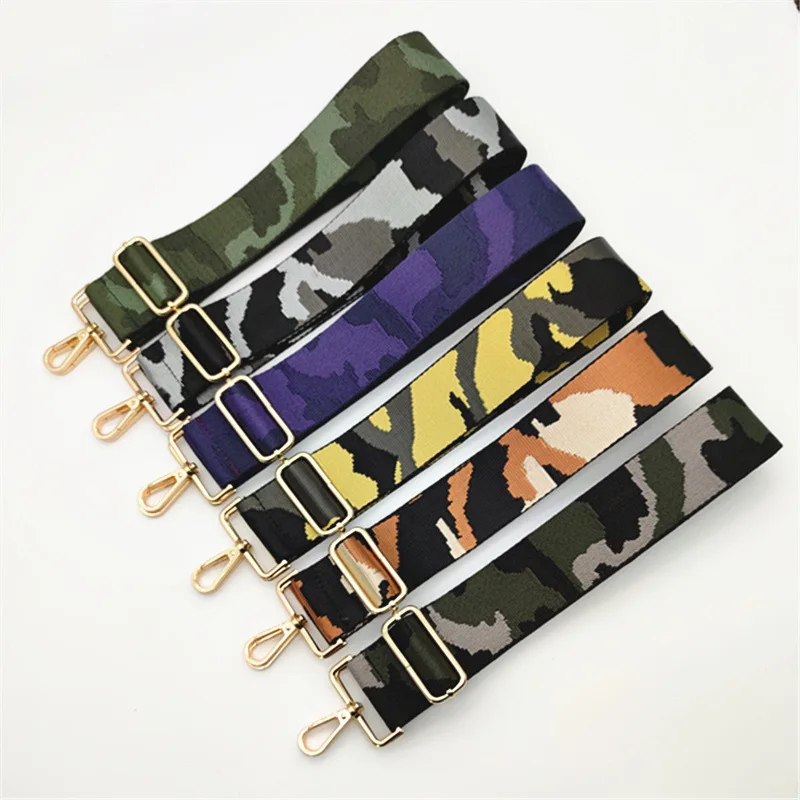

UHV 5CM Camo Strap New Woven Webbing Crossbody Bag Adjustable Wide Shoulder Straps for Bags, Different colors