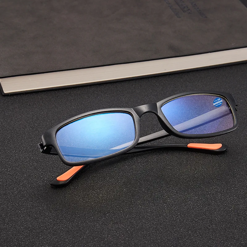 

trendy designer reading glasses optical blue light blocking foldable TR90 men women wholesale reader glasses frame, Multi-colors