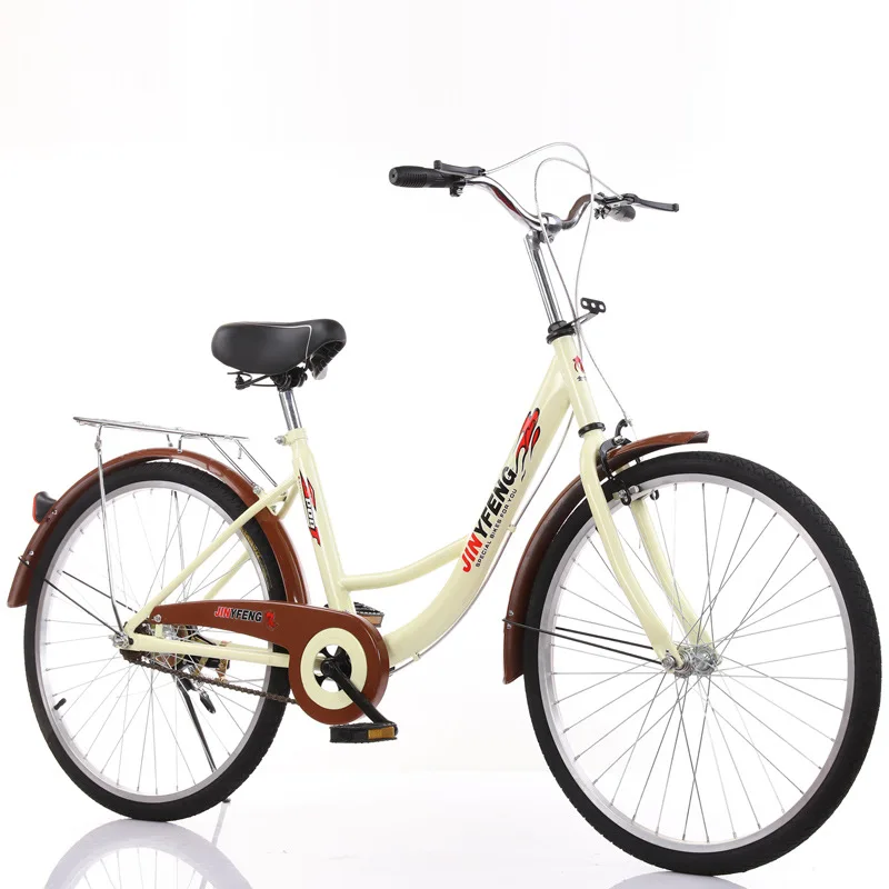 

Factory Price Good Quality 24 26inch Women Single Speed City Bike With Basket For Lady