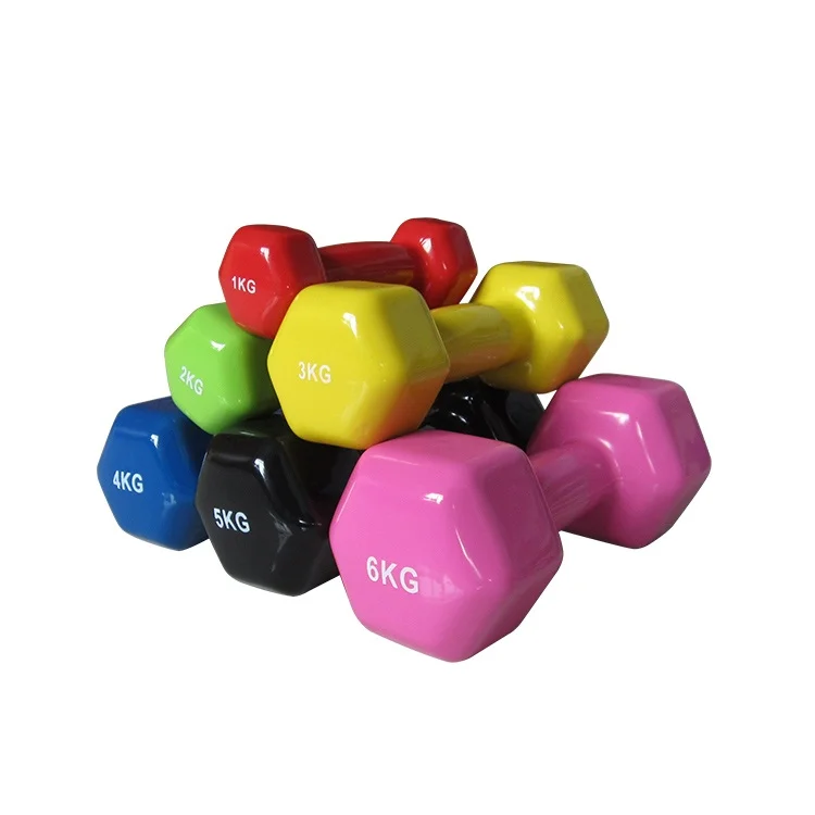 

Hexagon Vinyl Neoprene Coated Dumbbell