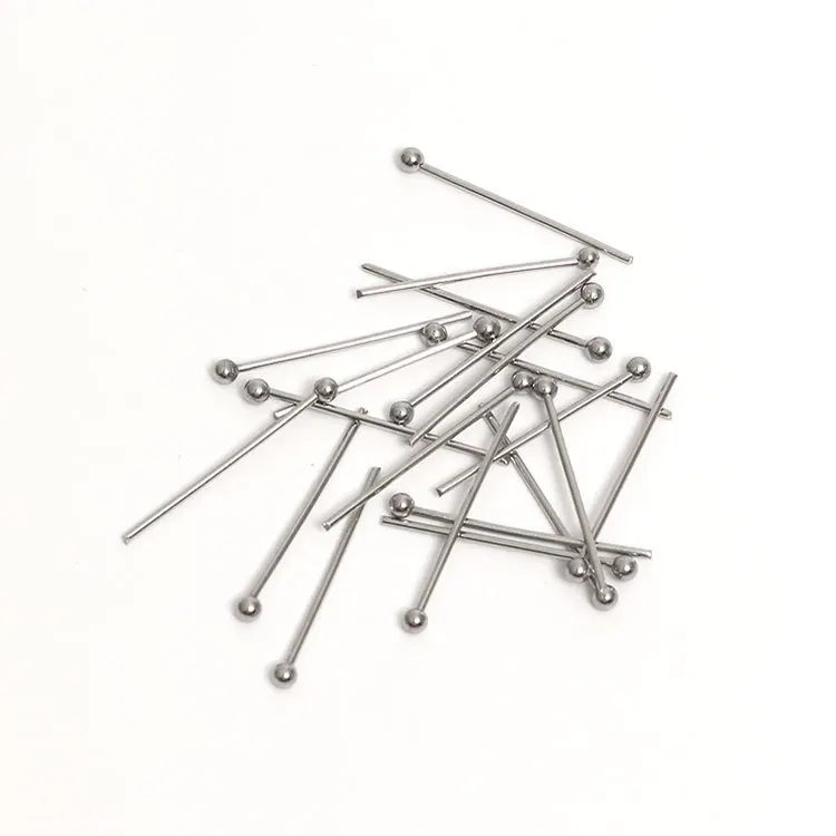 

Hobbyworker 500Pcs 0.5mm 0.6mm 0.7mm Stainless Steel Small Ball Head Pins Needles For Jewelry Accessories Making, Picture