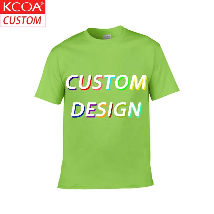 

Low MOQ Bulk Short Sleeve Blank Plus Size Personalized Mens T Shirts Custom Printing T-shirts