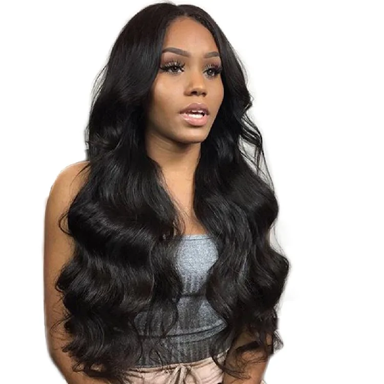 

Human Hair Lace Front Wig Remy HD Lace Wigs for Black Brazilian Front Natural Alimina Women Wholesale Transparent Swiss OEM wigs