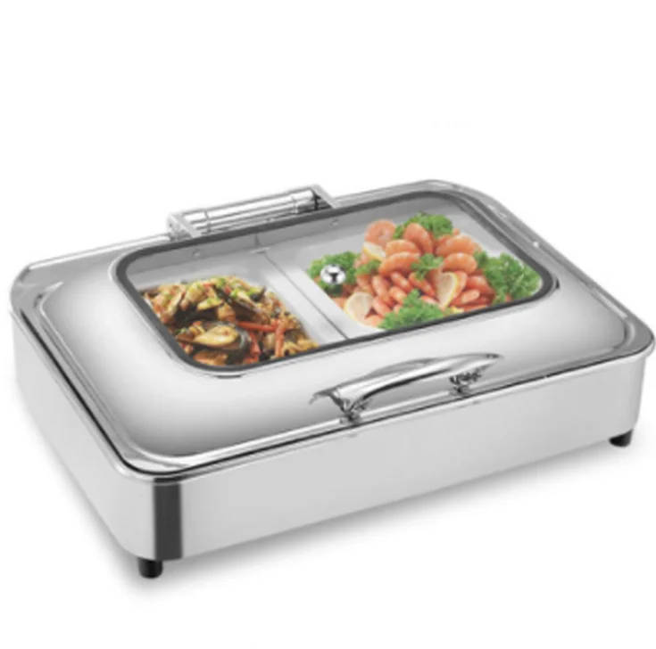 Wholesale Restaurant Hotel Supplies Buffet Luxury Hydraulic Induction Glass Chafing Dishes Buy