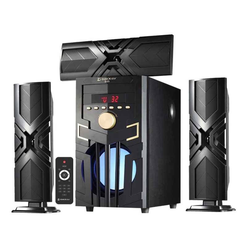 

DJACK STAR D-23 3.1 Home Theater System Speaker Popular Wireless Dvd Theatre 10" Sound Box Woofer 12Inch