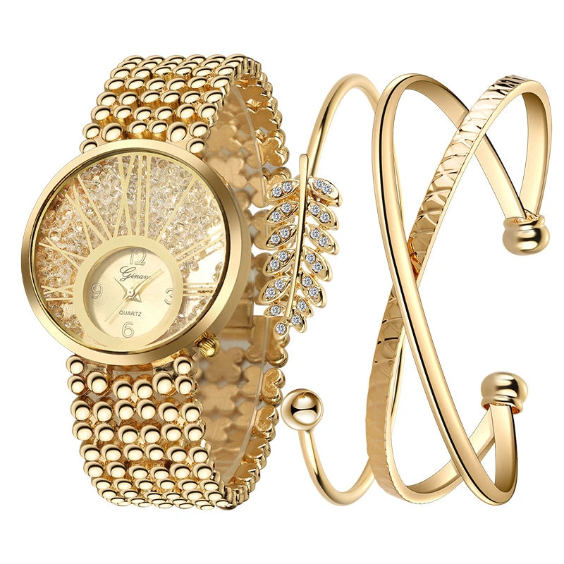

Luxury gem wristwatch bracelet set quartz watch woman ladies watches clock female dress relogio feminino relojes mujer