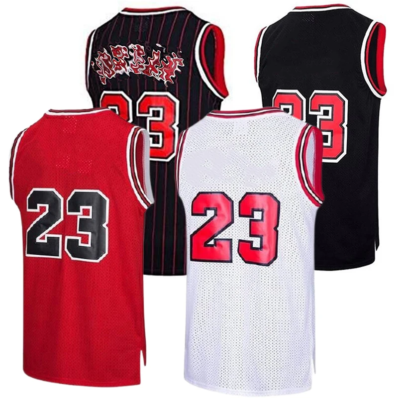 

Wholesale Chicago 23 Bull Shirt Throwback Basketball Hardwood Classic Jersey Stitched Mens Wear