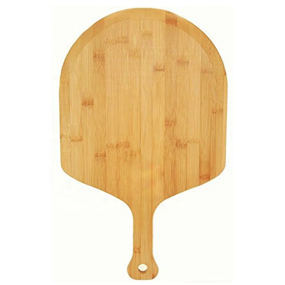

Wholesale Bamboo Pizza Board with Handle, Natural bamboo color