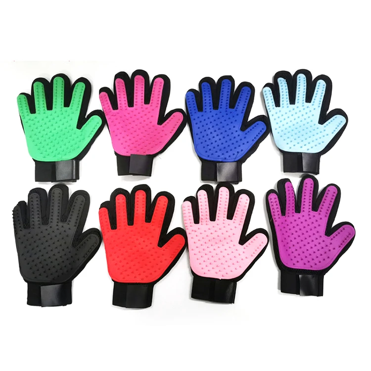 

Pet cleaning supplies cat and dog hair removal brush, grooming hair removal sticky hair gloves