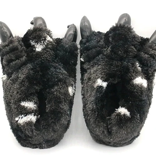 

New winter cute paw shape slippers indoor warm cotton drag for children
