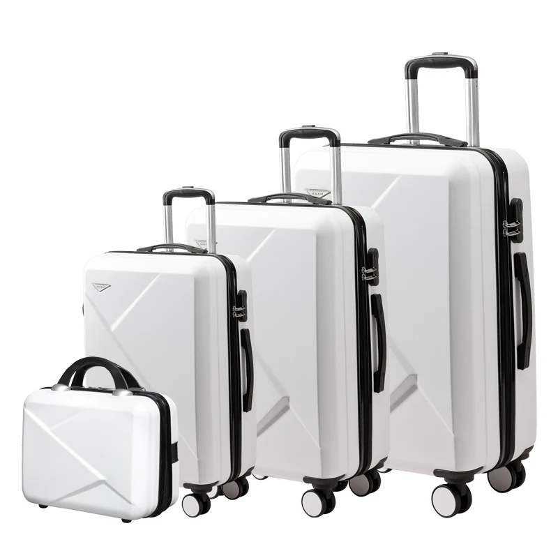 

Factory Price Promote Sales Travel Style Trolley Bag ABS Hardshell Lightweight Carry On Suitcase Luggage