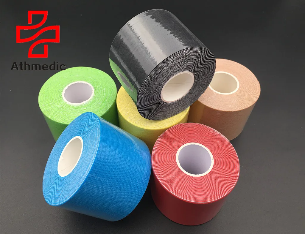 

2021 Athmedic cure original best high quality factory muscle Japan cotton kinesios tape kinesiology tape Affordably