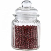 

Eco-friendly Food ContainerCheap Storage Glass Jar Clear Glass Jar With Glass Cover