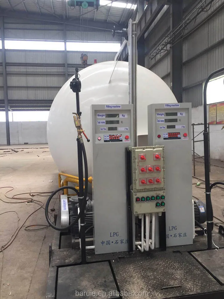 Lpg Gas Filling Equipment With Cooling Gas Storage Tank - Buy Lpg Gas ...