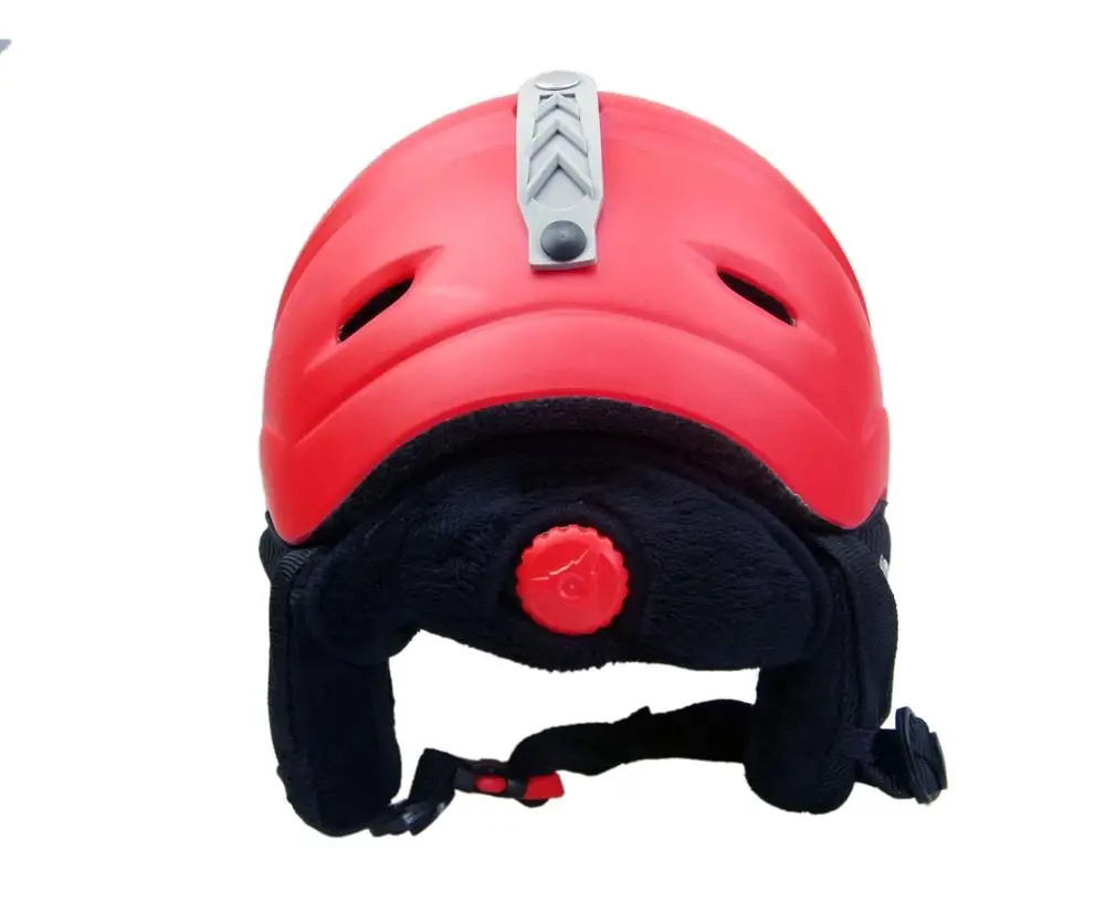 
Customized Snowboard Ice Skates Helmet Popular Red Color Snowboard Helmet 