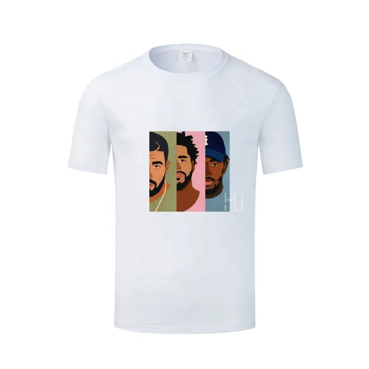 

T Shirt Men Women Harajuku Vintage Ullzang T-shirt Fashion 90s Drake J Cole Kendrick Lamar Music Star Graphic Hip Hop Tees