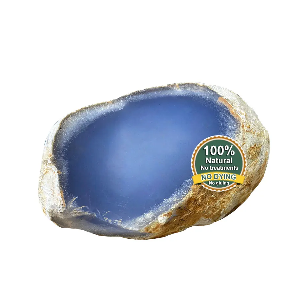 

Wholesale Grade B Blue Chalcedony Roughs natural crystal gemstone blue agate jade jasper stones raw materials, Natural blue