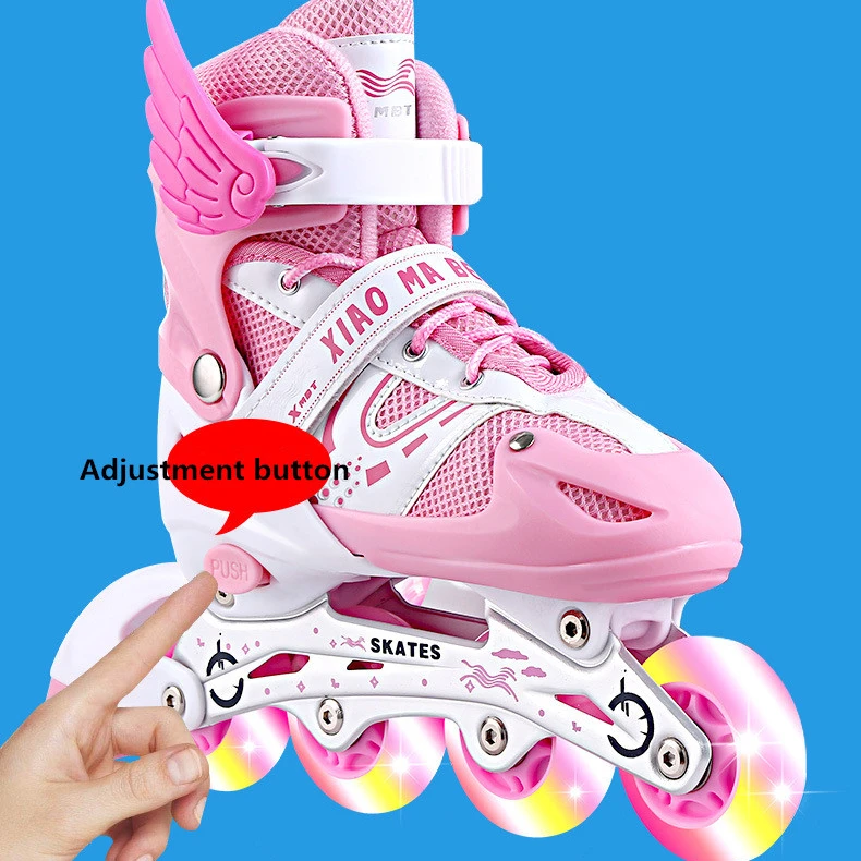 

Inline Skates Professional Slalom Adult Roller Skating Shoes Sliding Free Skate Patins Size 26-42 Good As SEBA Sneakers, 3 colors