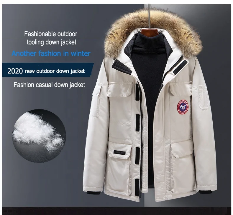 
Captain Calls Oldschool Winter Jacket Men Goosed Coat Parka Canadaed Goosed Jacket 