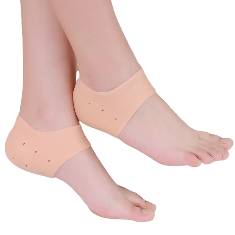 

Silicone Gel Heel Socks Cracked Foot Skin Care Protector Sleeve Pain Relief Heel Pads Silicone Unisex Insoles Foot Massage