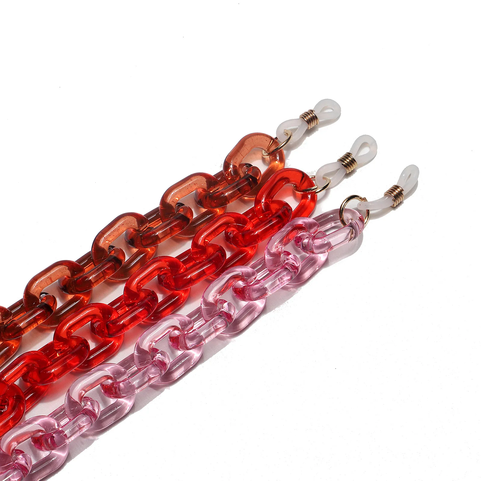 

2020 acrylic sunglasses rope glasses holder strap sunglass chain, As picture