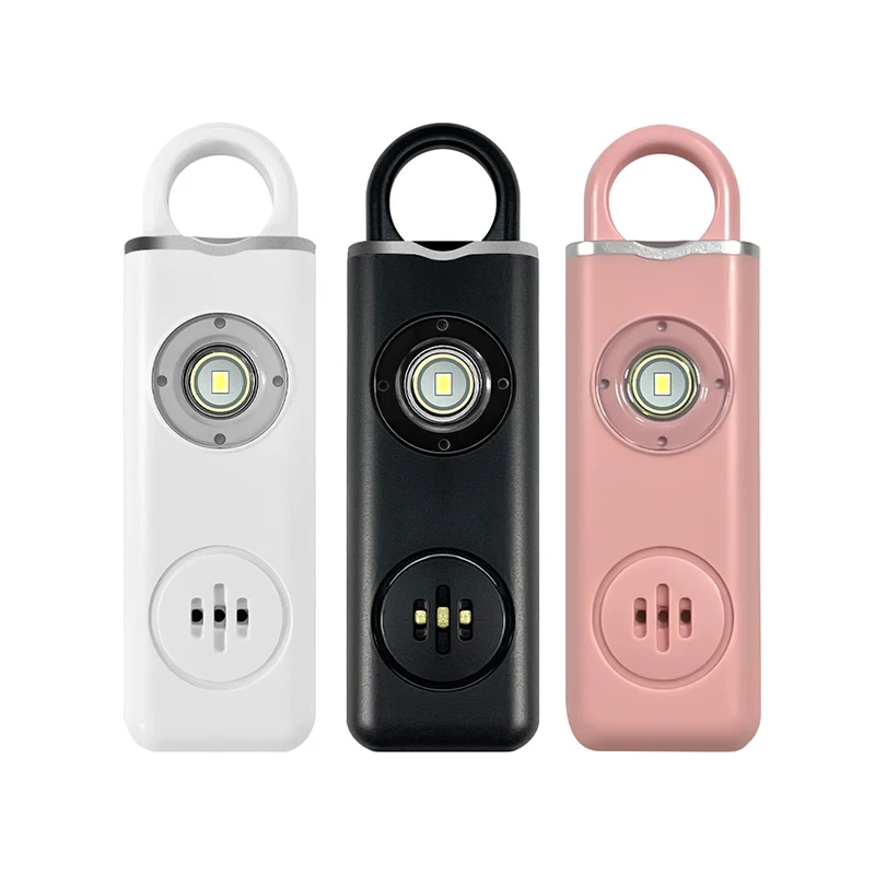 

Wholesale Loudest Self Defence Attack Alarm Rechargeable SOS Emergency Safe Sound Self Defense Personal Safety Alarm Keychain