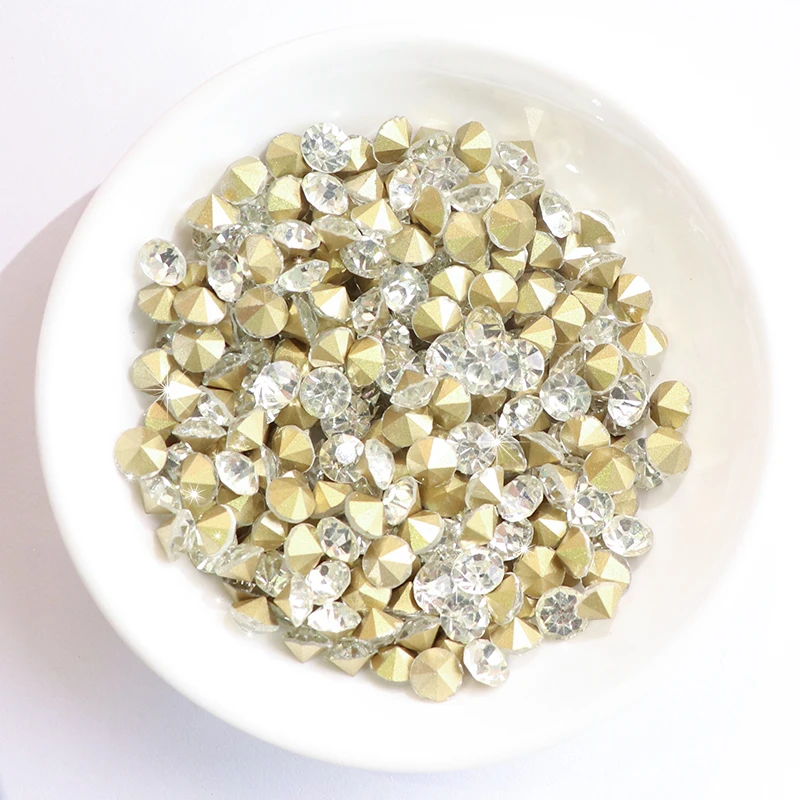 

JINGXIN mc 888 pointed back resin thrving crystal glass chatons stone rhinestones hot with price, Clear