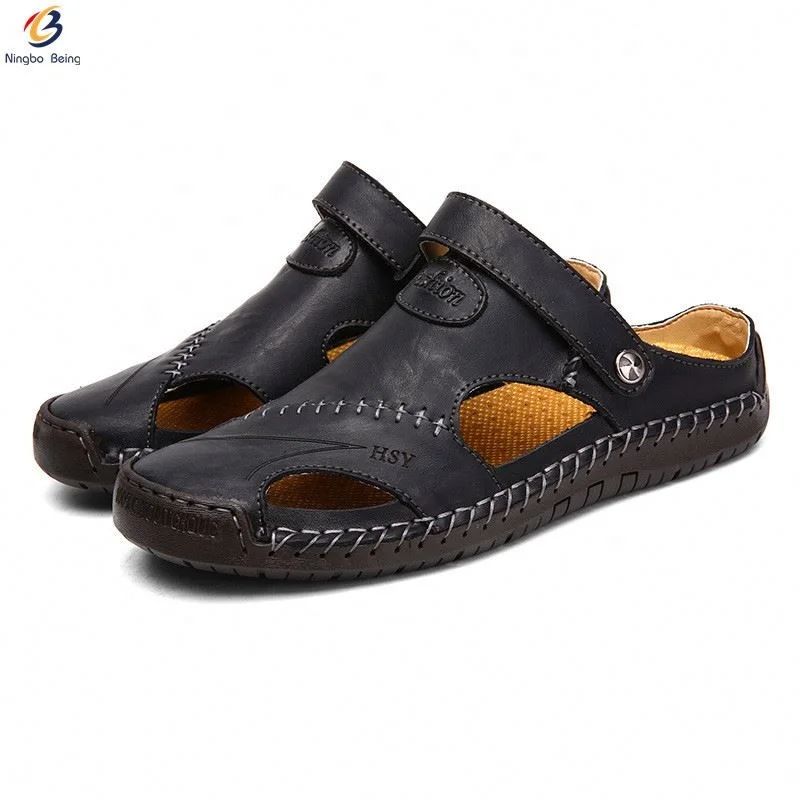 

Wholesale closed men leather sandals men formal shoe men's shoes casual