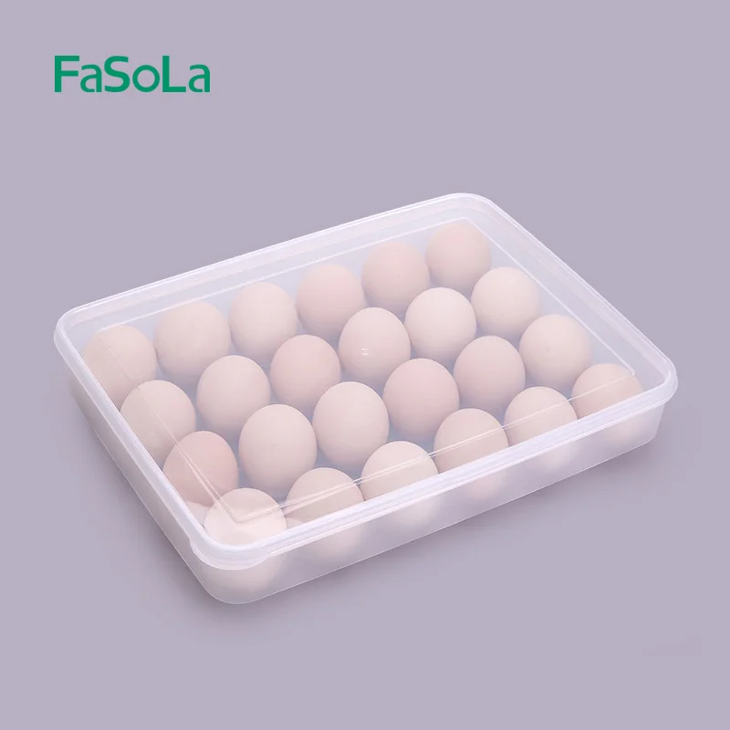 

Grid Egg Stacked Box Removable Transparent Egg Storage Box