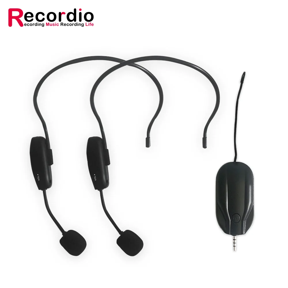 

GAW-105A Green Audio UHF Wireless Headset/ Lavalier Microphone with Bodypack Transmitter and Receiver for Camera and Phone