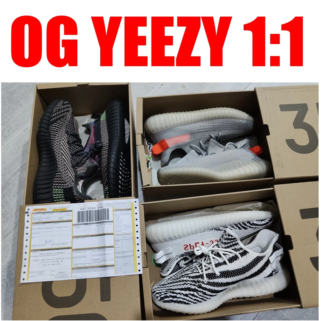 

Stock X yupoo OG brand Original 1:1 Reflective Static tail light Yeezy 350 V2 walking style sports yezzy running shoes